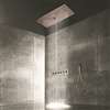 BRUSHED NICKEL THERMOSTATIC RECESSED CEILING MOUNT RAINFALL LED SHOWER SYSTEM WITH HANDHELD SHOWER BY FONTANA